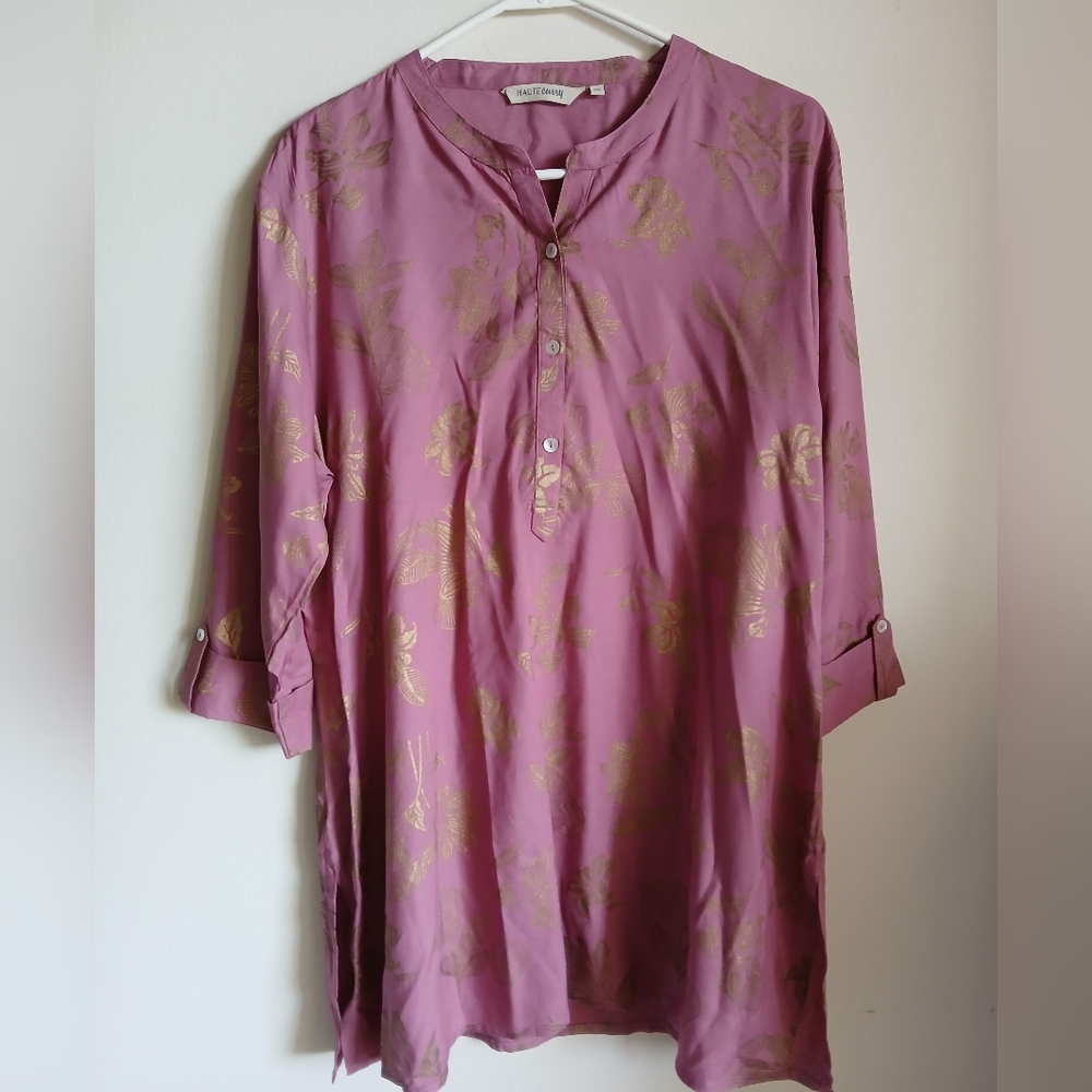 Haute Curvy Tunic Top Size XXL